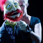 Photograph of Puppet Jos Whedon from Whedonesque Burlesque 2
